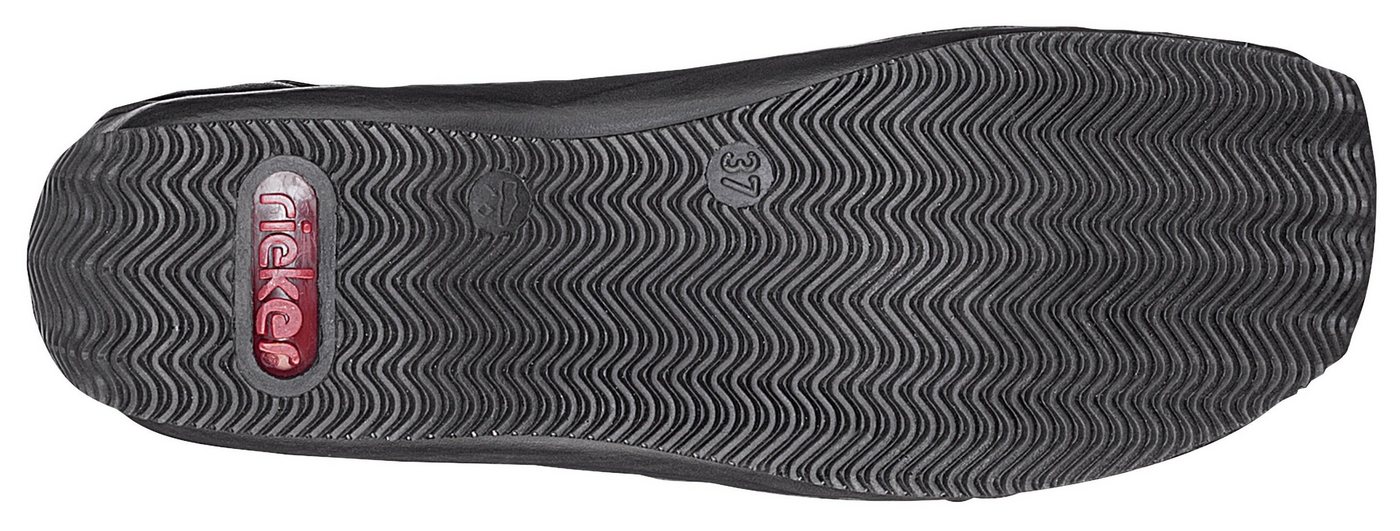 Rieker Slipper Schlupfschuh, Freizeitschuh, Halbschuh mit Stretcheinsatz – Bild 3 von 5