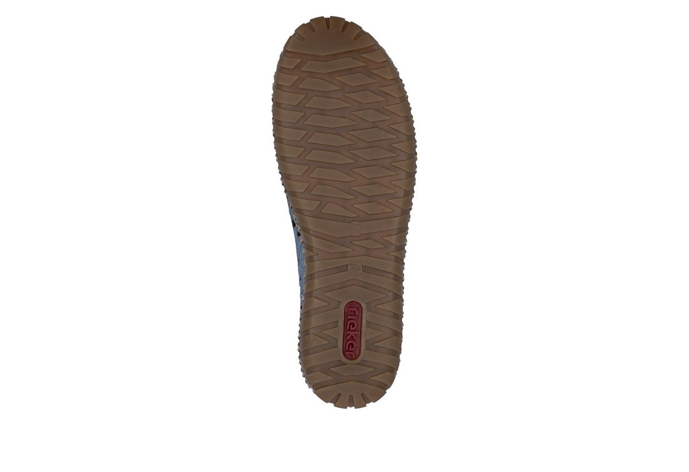 Rieker Slipper Schlupfschuh, Halbschuh, Urlaubsschuh mit Perforation – Bild 3 von 5