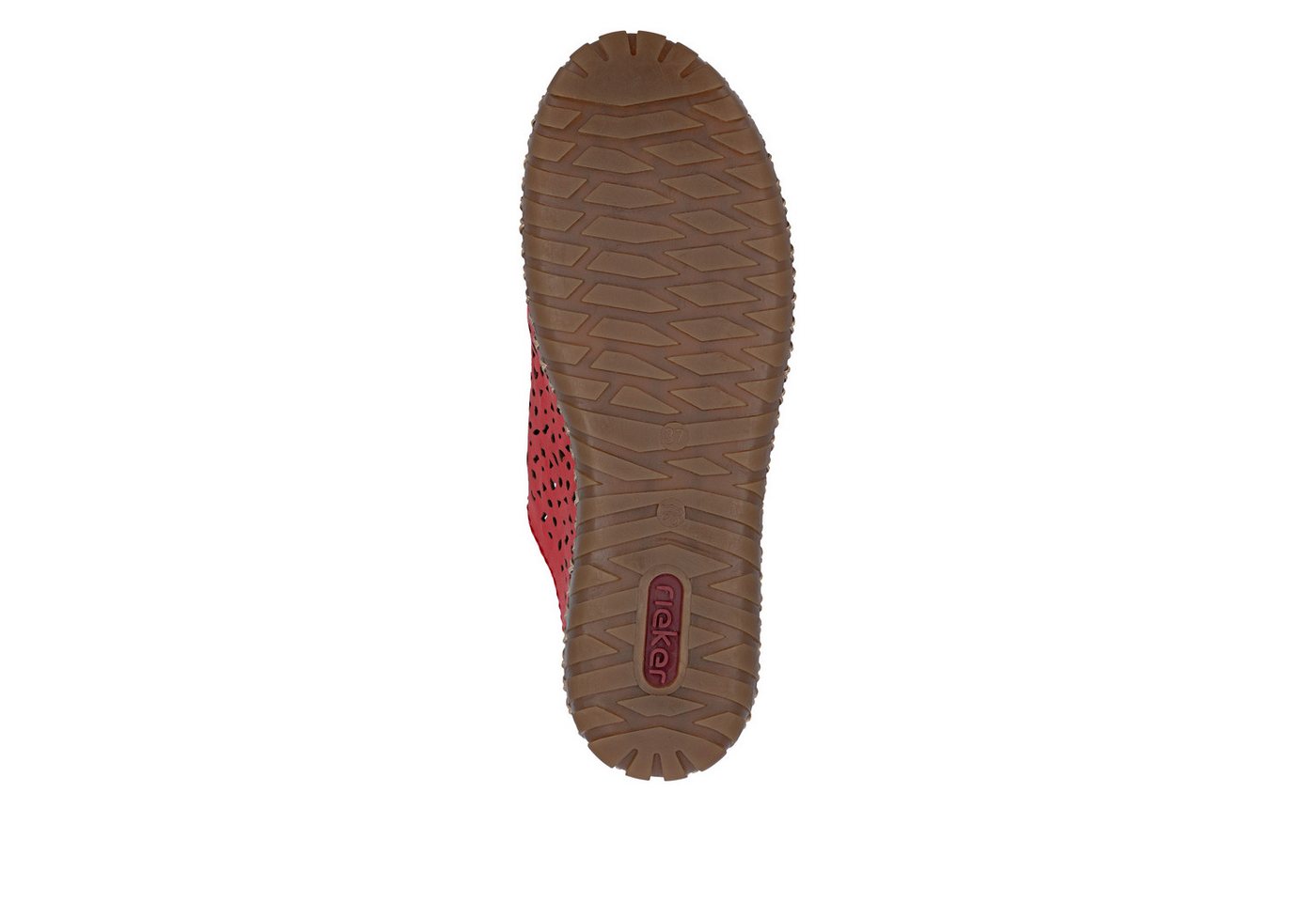 Rieker Slipper Schlupfschuh, Halbschuh, Barfußschuh mit Perforation – Bild 3 von 5
