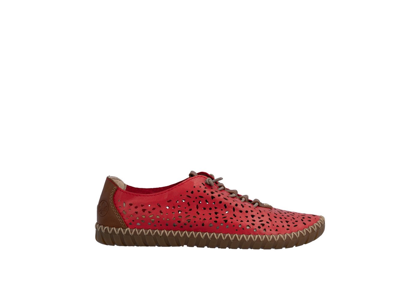 Rieker Slipper Schlupfschuh, Halbschuh, Barfußschuh mit Perforation – Bild 5 von 5