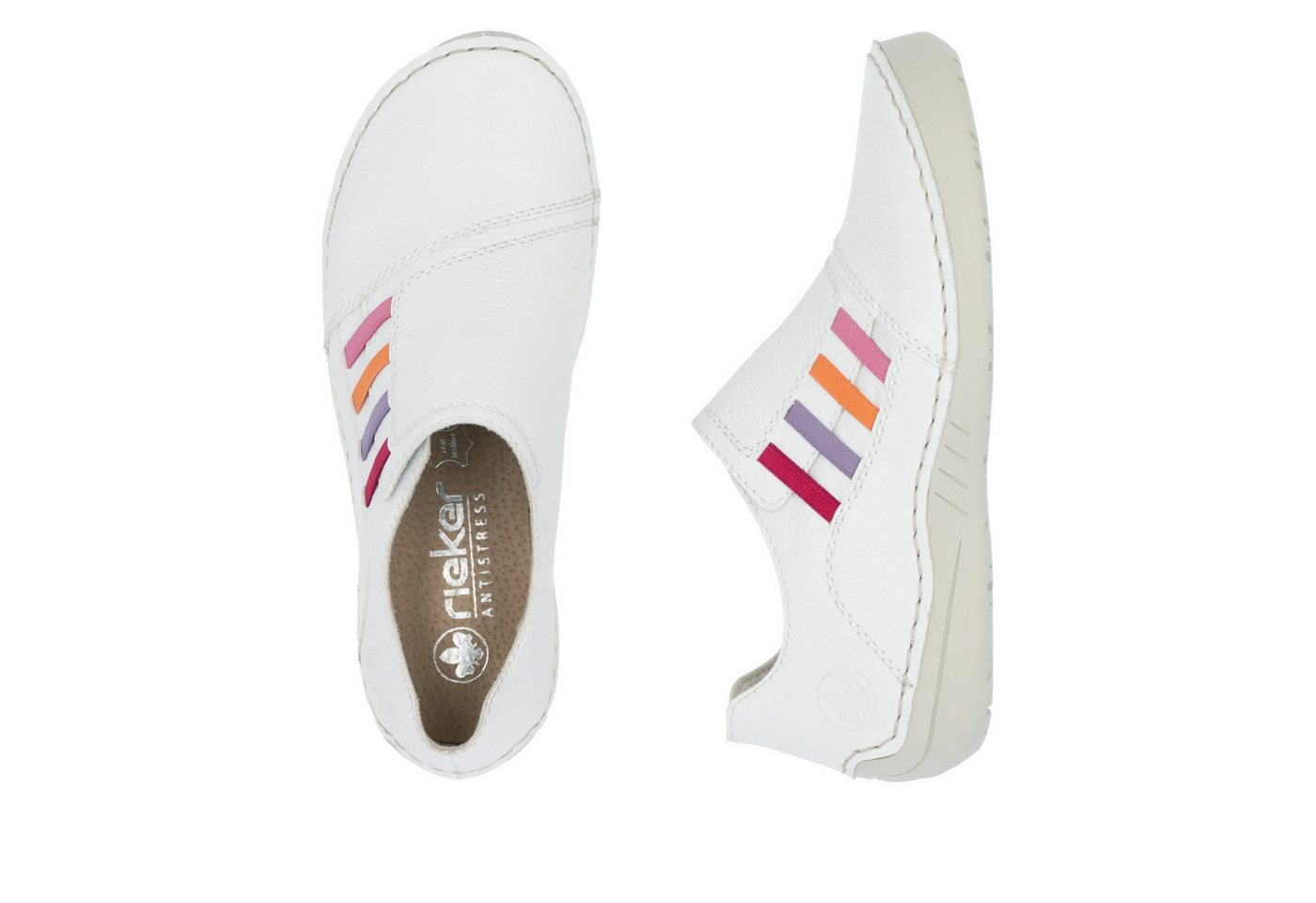 Rieker Slipper Slip-on Sneaker, Schlupfschuh, Halbschuh mit weicher Innnensohle – Bild 3 von 5