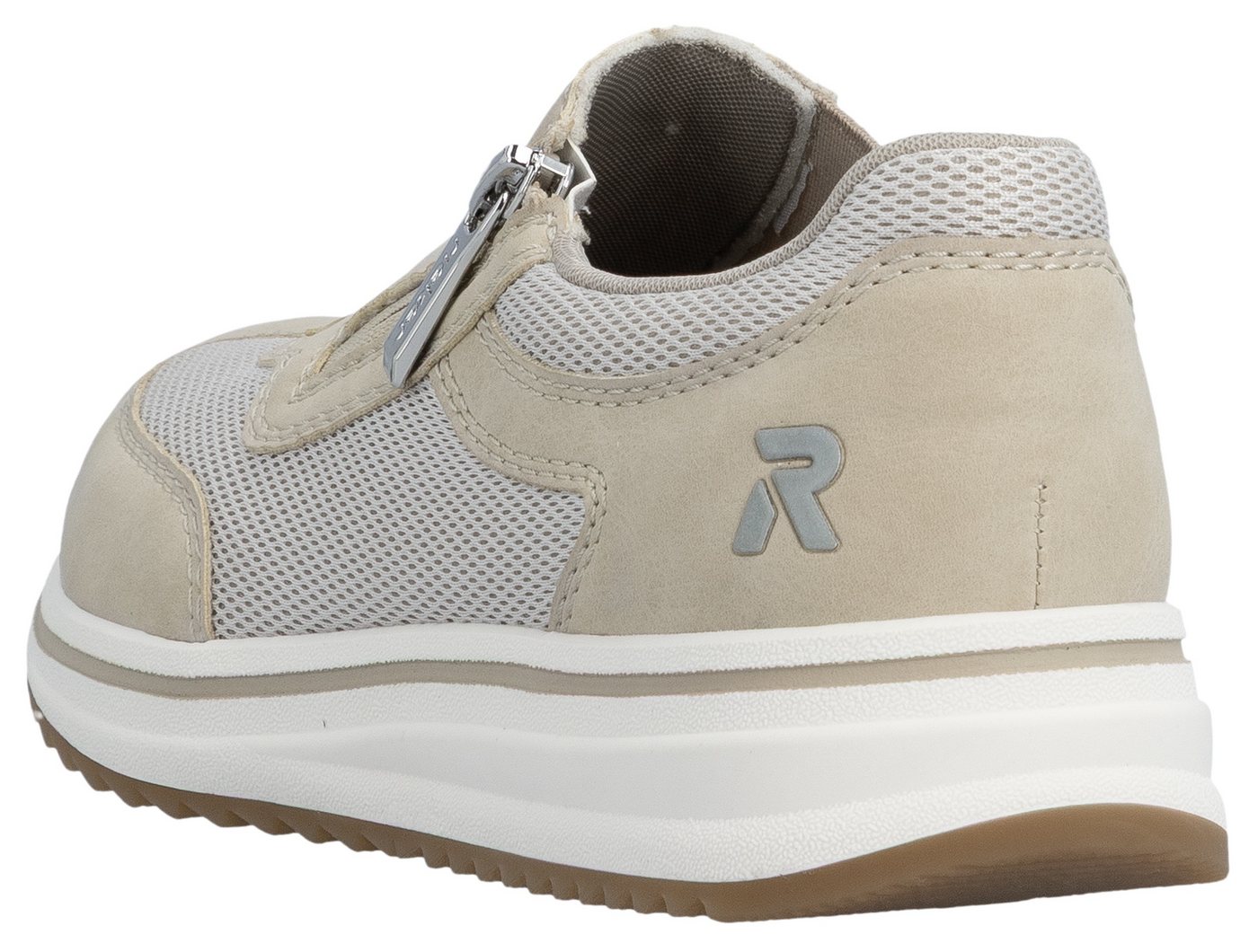 Rieker Slipper Slip-on Sneaker, Halbschuh, Freizeitschuh mit Reißverschluss – Bild 5 von 5