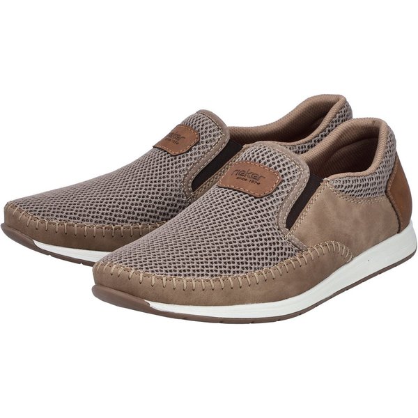 Rieker Slipper Slip-on Sneaker, Schlupfschuh mit Stretcheinsätze