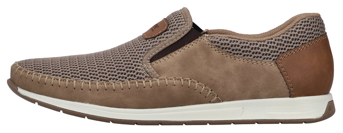 Rieker Slipper Slip-on Sneaker, Schlupfschuh mit Stretcheinsätze – Bild 4 von 5