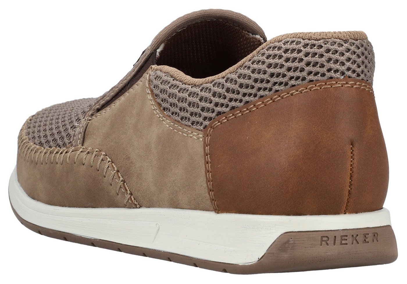 Rieker Slipper Slip-on Sneaker, Schlupfschuh mit Stretcheinsätze – Bild 5 von 5