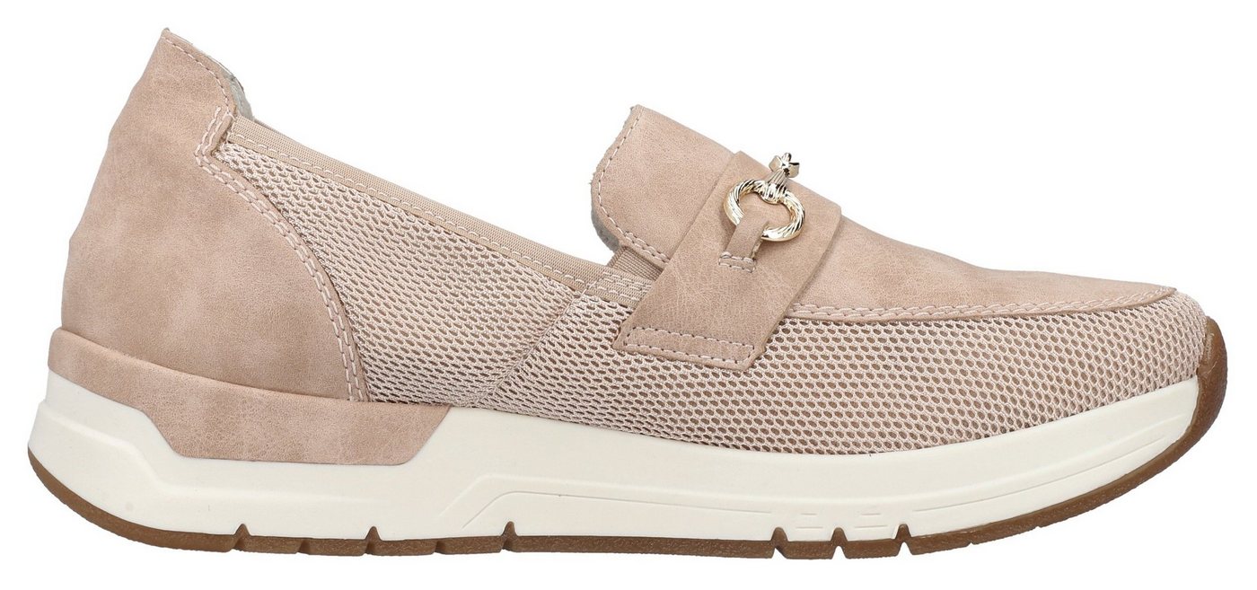 Rieker Slipper vegan Slip-On Sneaker Slipper, Freizeitschuh mit eleganter Zierspange – Bild 5 von 5