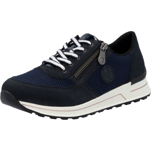 Rieker Sneaker, Freizeitschuh, Halbschuh, Schnürschuh im Materialmix