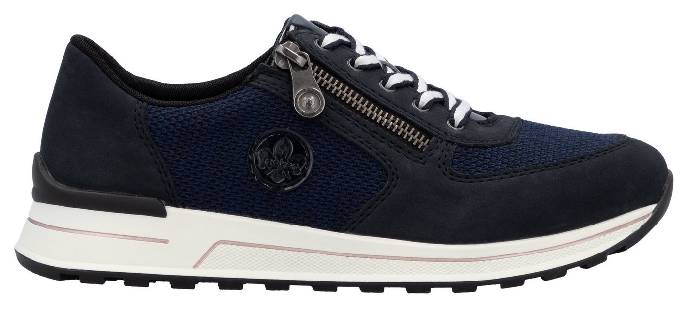 Rieker Sneaker, Freizeitschuh, Halbschuh, Schnürschuh im Materialmix – Bild 5 von 5