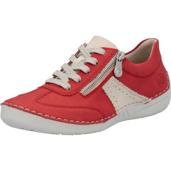 Rieker Sneaker, Halbschuh, Freizeitschuh, Schnürschuh mit Reißverschluss