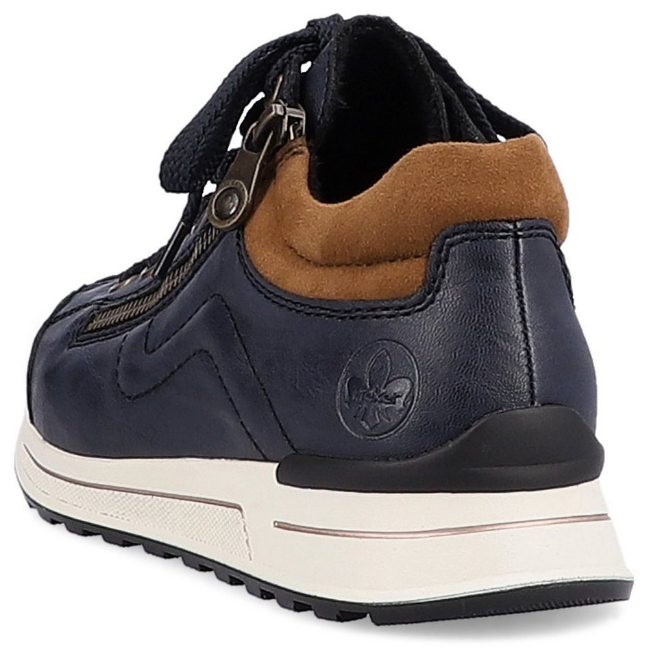 Rieker Sneaker Freizeitschuh, Halbschuh, Schnürschuh, mit weichem Schaftrand – Bild 4 von 5