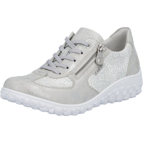 Rieker Sneaker Halbschuh, Schnürschuh, Freizeitsneaker mit floralem Muster