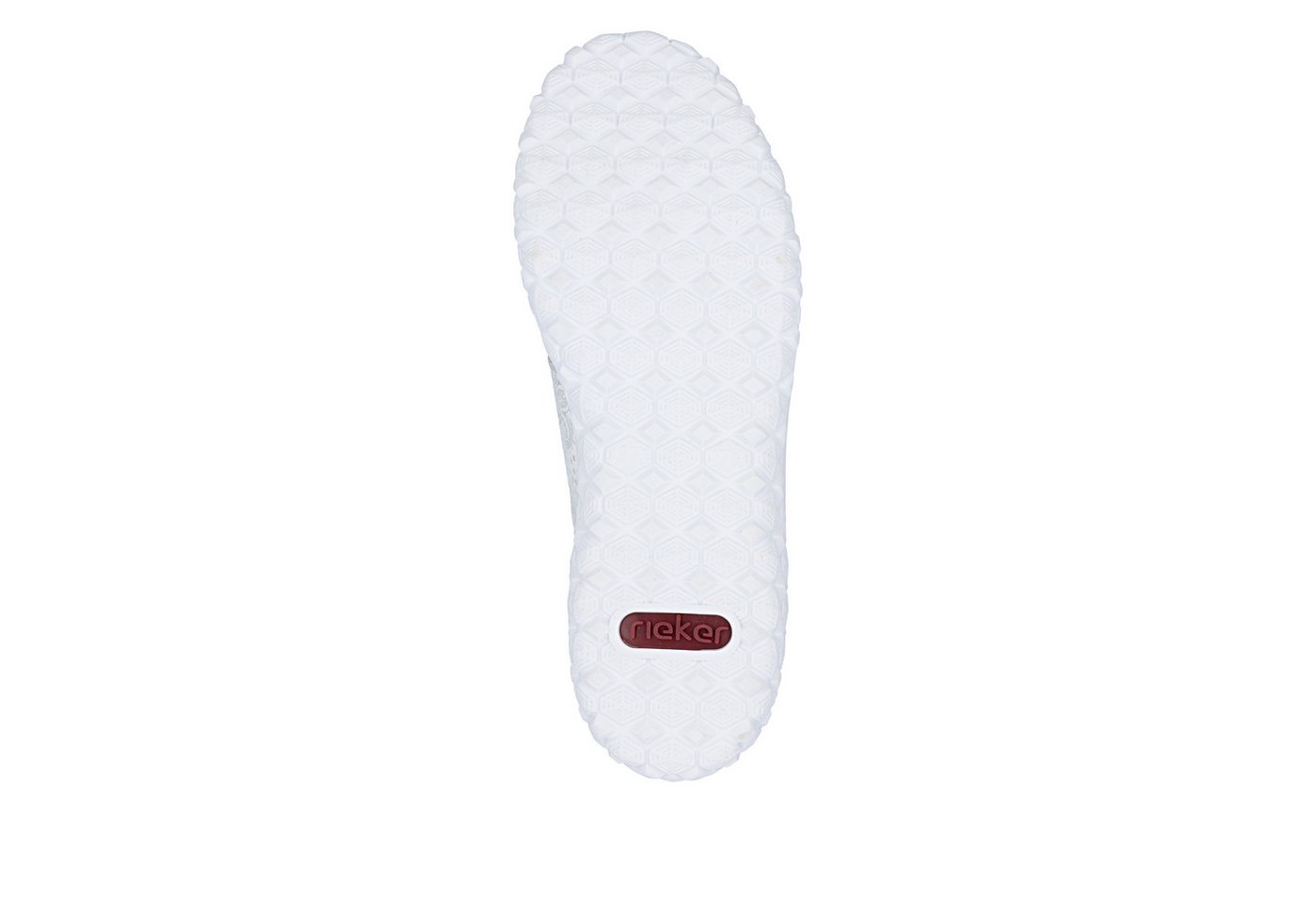 Rieker Sneaker Halbschuh, Schnürschuh, Freizeitsneaker mit floralem Muster – Bild 3 von 5