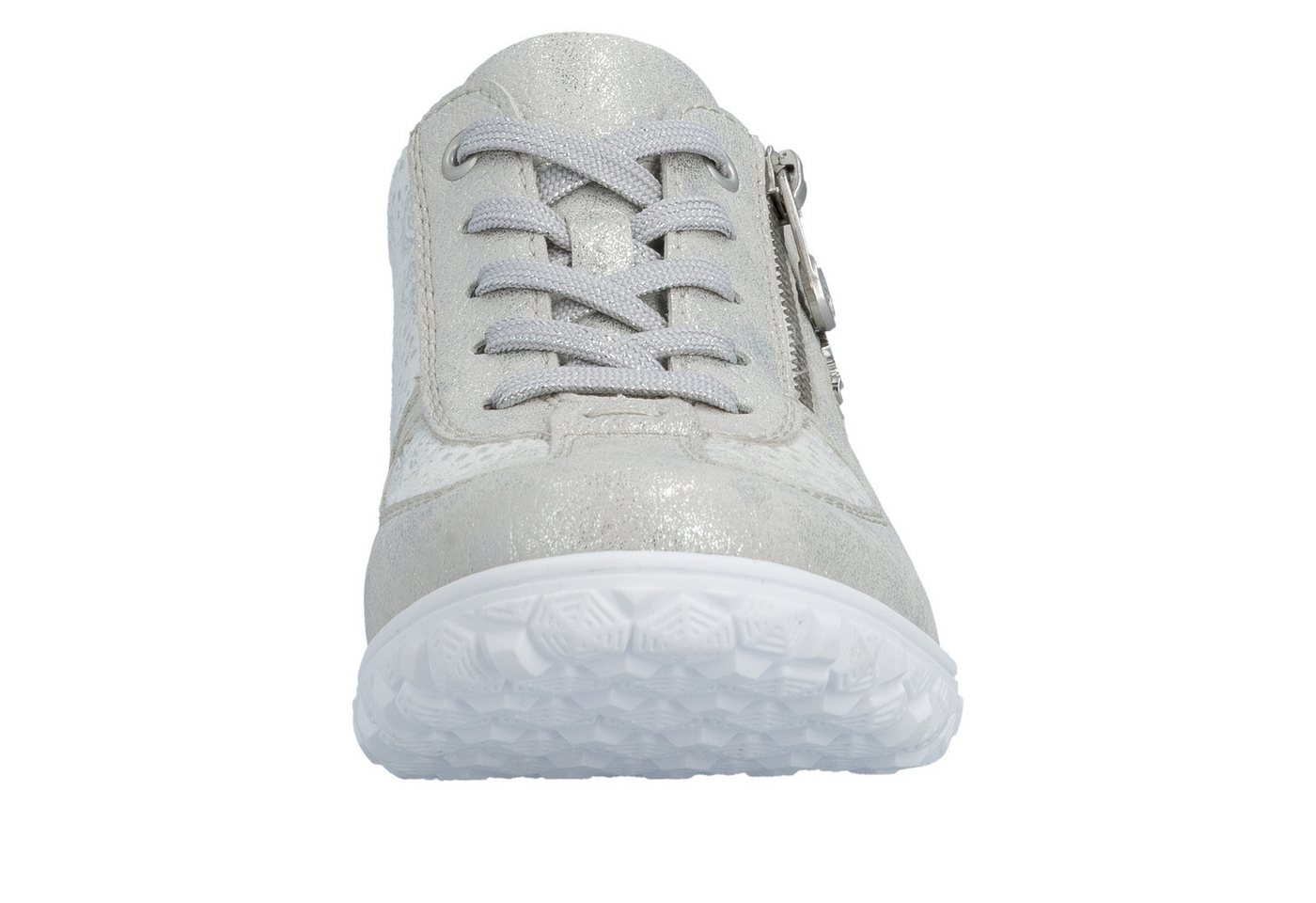 Rieker Sneaker Halbschuh, Schnürschuh, Freizeitsneaker mit floralem Muster – Bild 4 von 5