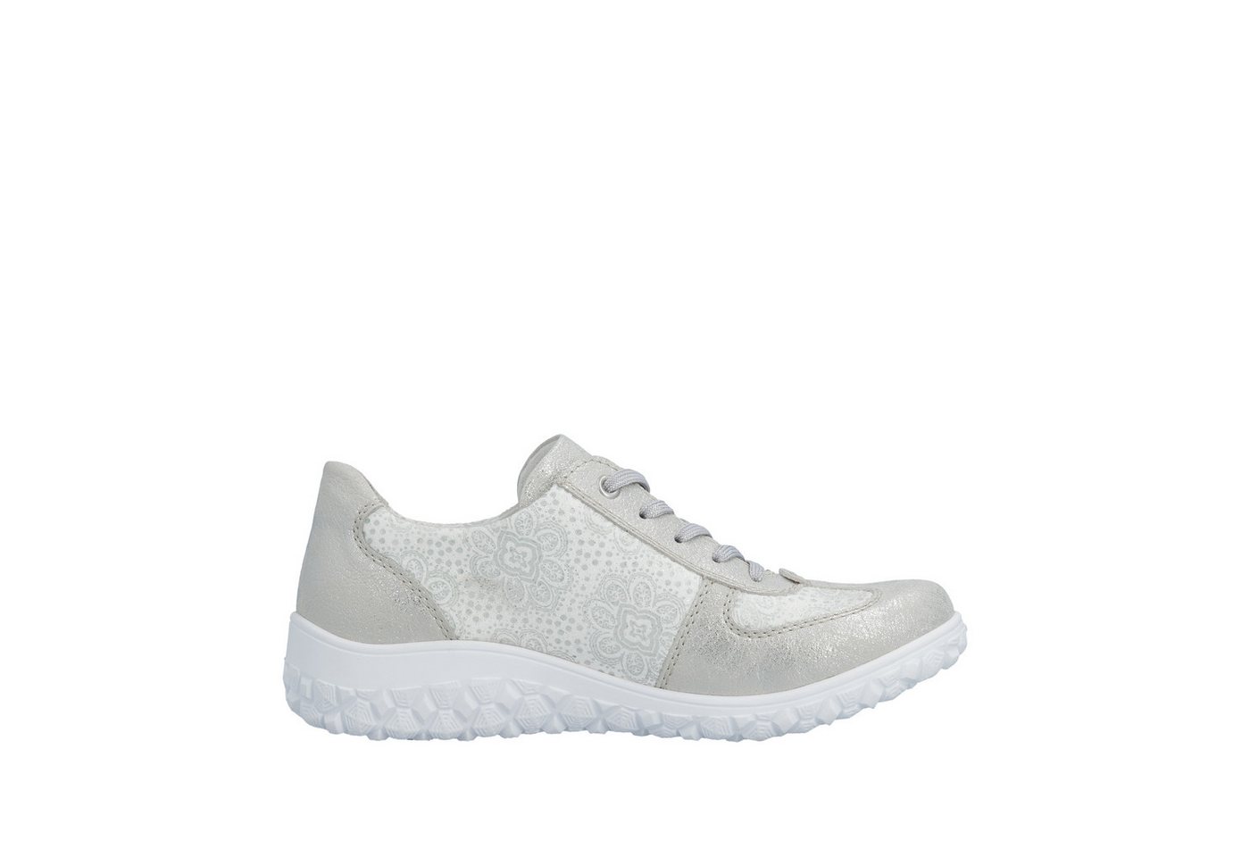 Rieker Sneaker Halbschuh, Schnürschuh, Freizeitsneaker mit floralem Muster – Bild 5 von 5