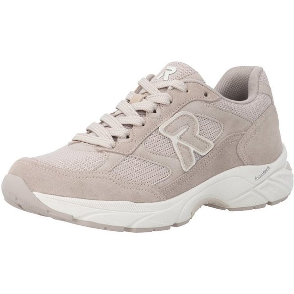 Rieker Sneaker Halbschuh, Schnürschuh mit Logoemblem und Wechselfußbett