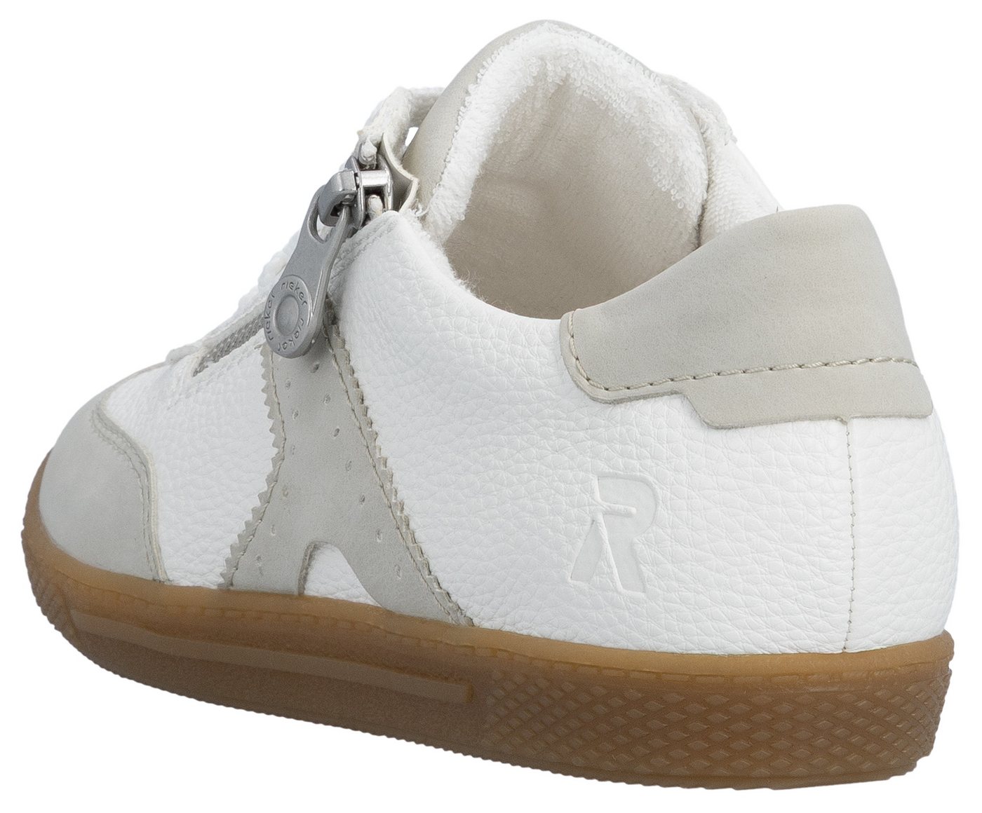 Rieker Sneaker Halbschuh, Freizeitschuh, Schnürschuh mit Reißverschluss – Bild 2 von 5