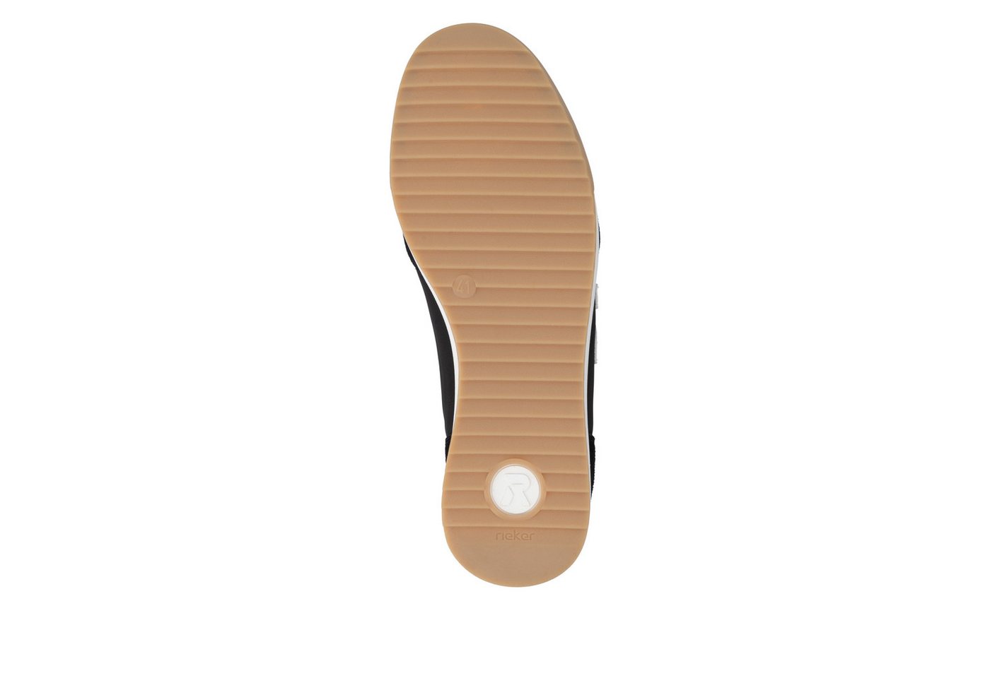 Rieker Sneaker Hallenschuh, Sportschuh, Freizeitsneaker, Schnürschuh mit Profil – Bild 3 von 5