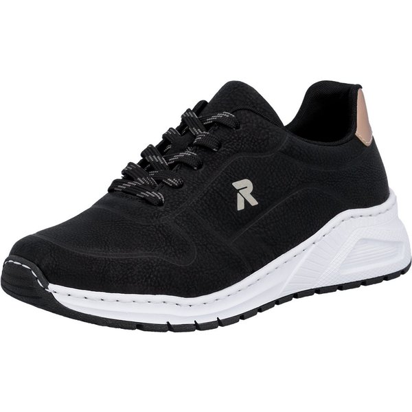 Rieker Sneaker mit MemoSoft-Innensohle, Freizeitschuh, Halbschuh, Schnürschuh