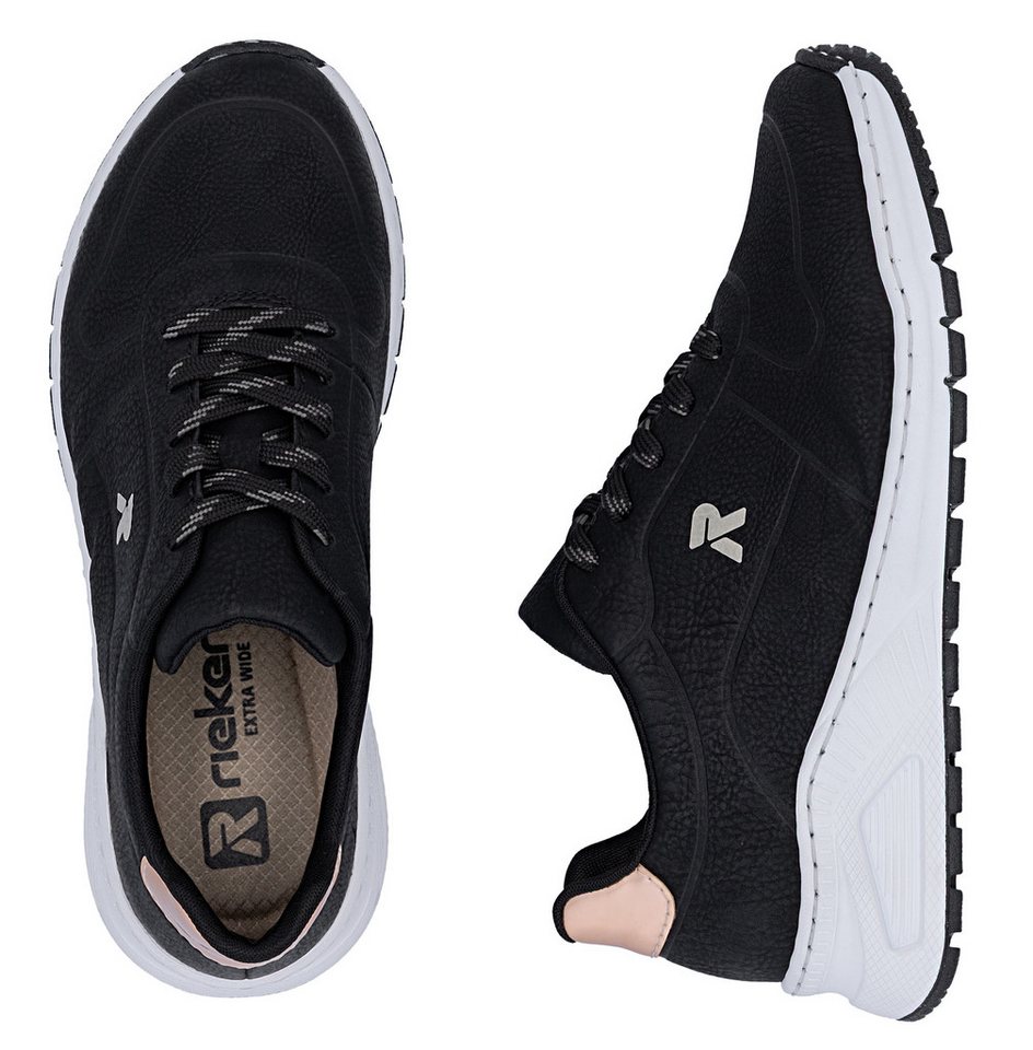 Rieker Sneaker mit MemoSoft-Innensohle, Freizeitschuh, Halbschuh, Schnürschuh – Bild 3 von 5
