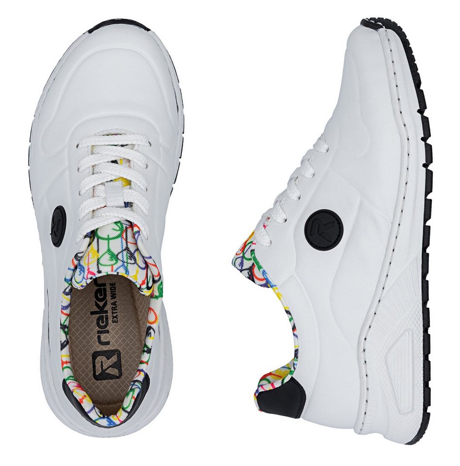 Rieker Sneaker mit MemoSoft-Innensohle, Freizeitschuh, Halbschuh, Schnürschuh – Bild 3 von 5