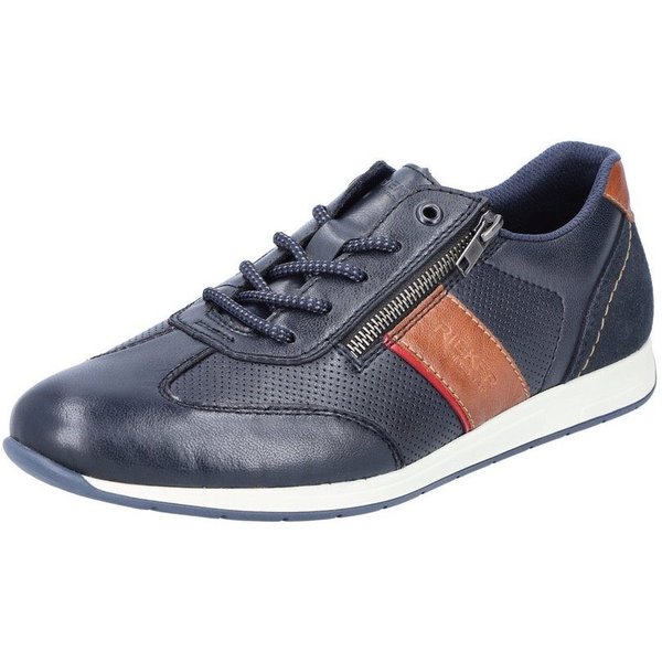 Rieker Sneaker mit Reißverschluss, Freizeitschuh, Halbschuh, Schnürschuh