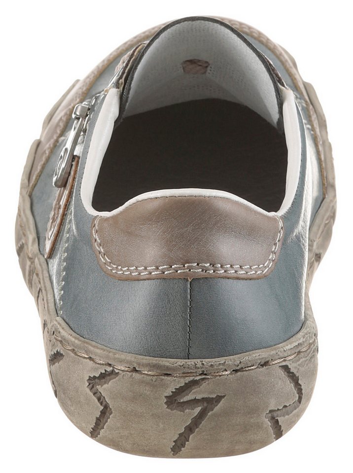 Rieker Sneaker mit Zierreißverschluss, Freizeitschuh, Halbschuh, Schnürschuh – Bild 2 von 5