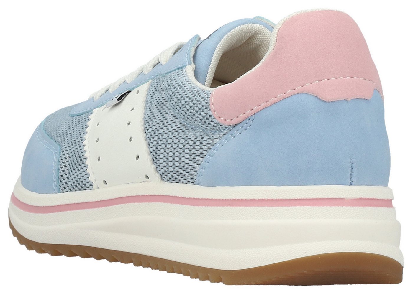 Rieker Sneaker Schnürschuh, Halbschuh, Freizeitsneaker mit Kontrastbesätze – Bild 4 von 5