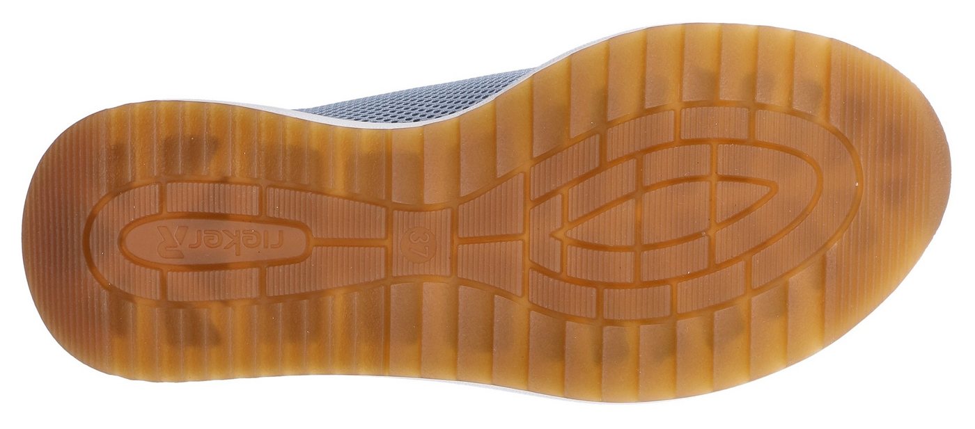 Rieker Sneaker Schnürschuh, Halbschuh, Freizeitsneaker mit Kontrastbesätze – Bild 5 von 5