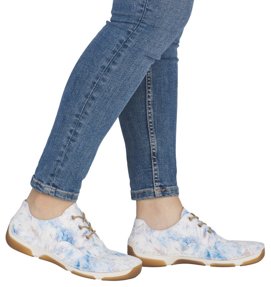 Rieker Sneaker Schnürschuh, Halbschuh, Casual-Schnürer mit softer Innensohle – Bild 2 von 5