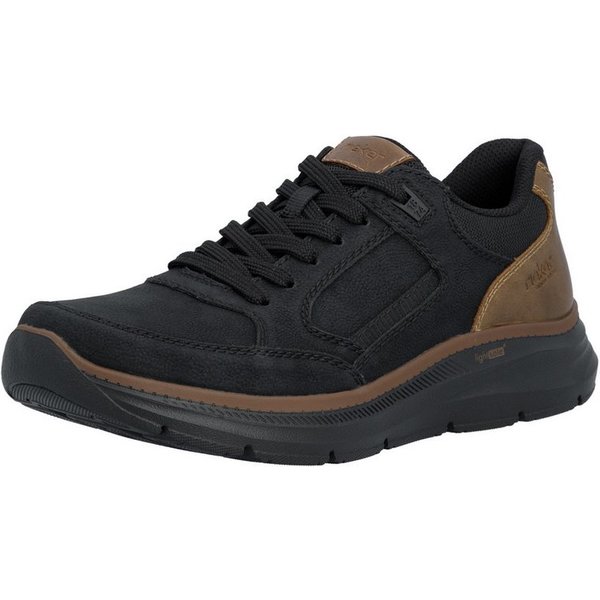Rieker Sneaker Schnürschuh, Halbschuh mit Kontrastbesatz, schmale Form