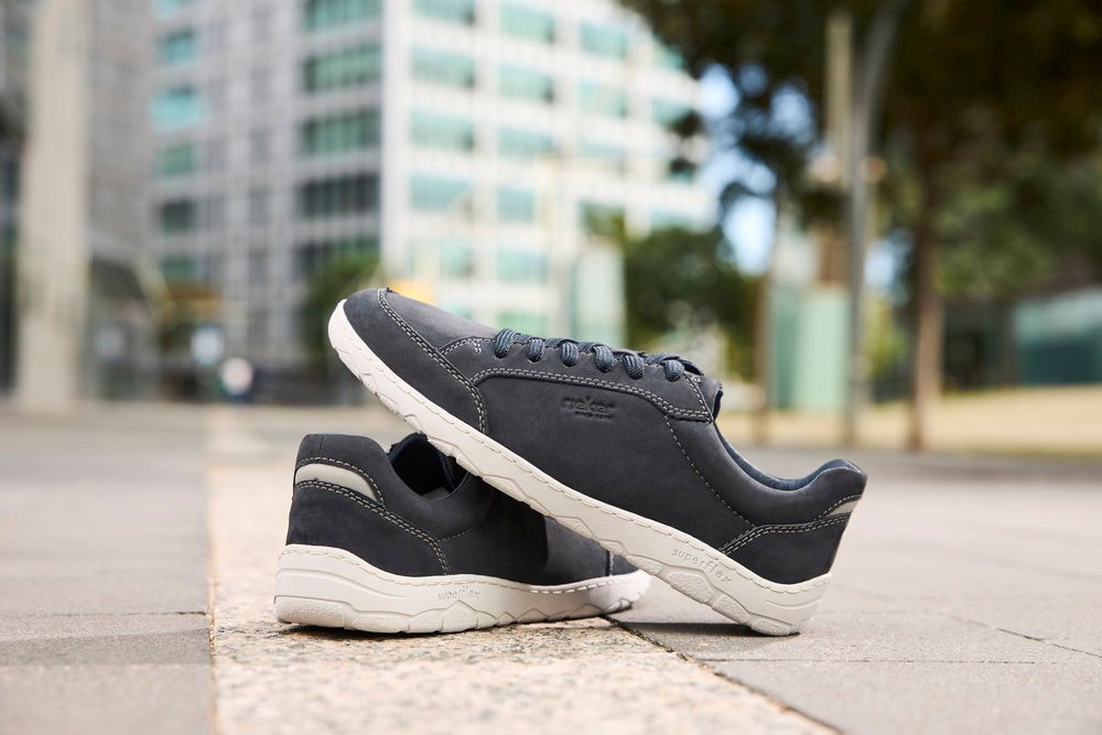 Rieker Sneaker Schnürschuh, Halbschuh, Freizeitsneaker mit Reißverschluss – Bild 2 von 5