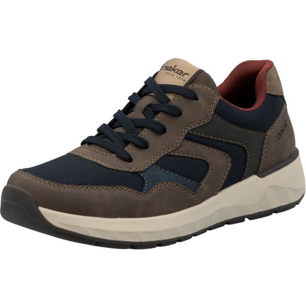 Rieker Sneaker Schnürschuh, Halbschuh, Freizeitschuh mit weichem Schaftrand