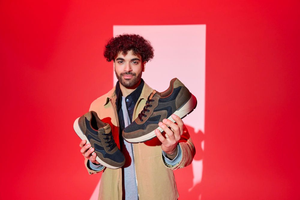 Rieker Sneaker Schnürschuh, Halbschuh, Freizeitschuh mit weichem Schaftrand – Bild 2 von 5
