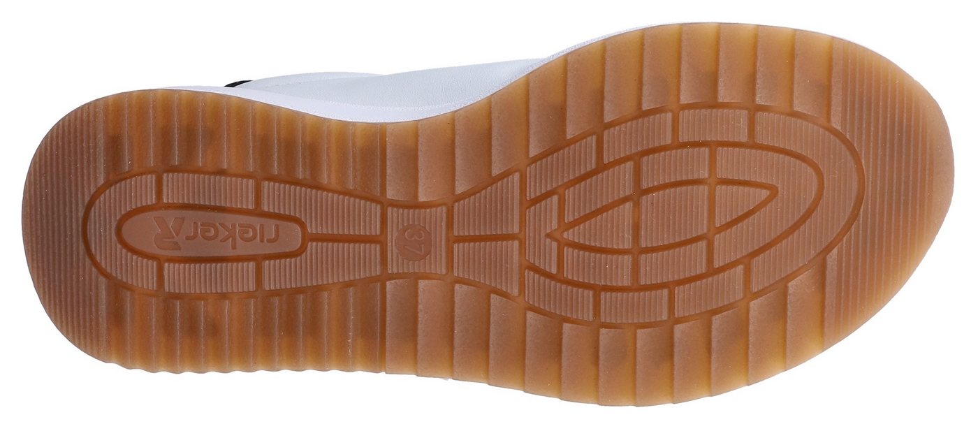 Rieker Sneaker Schnürschuh, Halbschuh, Freizeitsneaker mit Kontrastbesätze – Bild 5 von 5