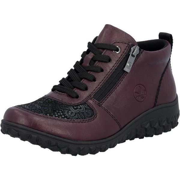 Rieker Sneakerboots High Top Sneaker, Schnürboots, Stiefelette mit floralem Muster