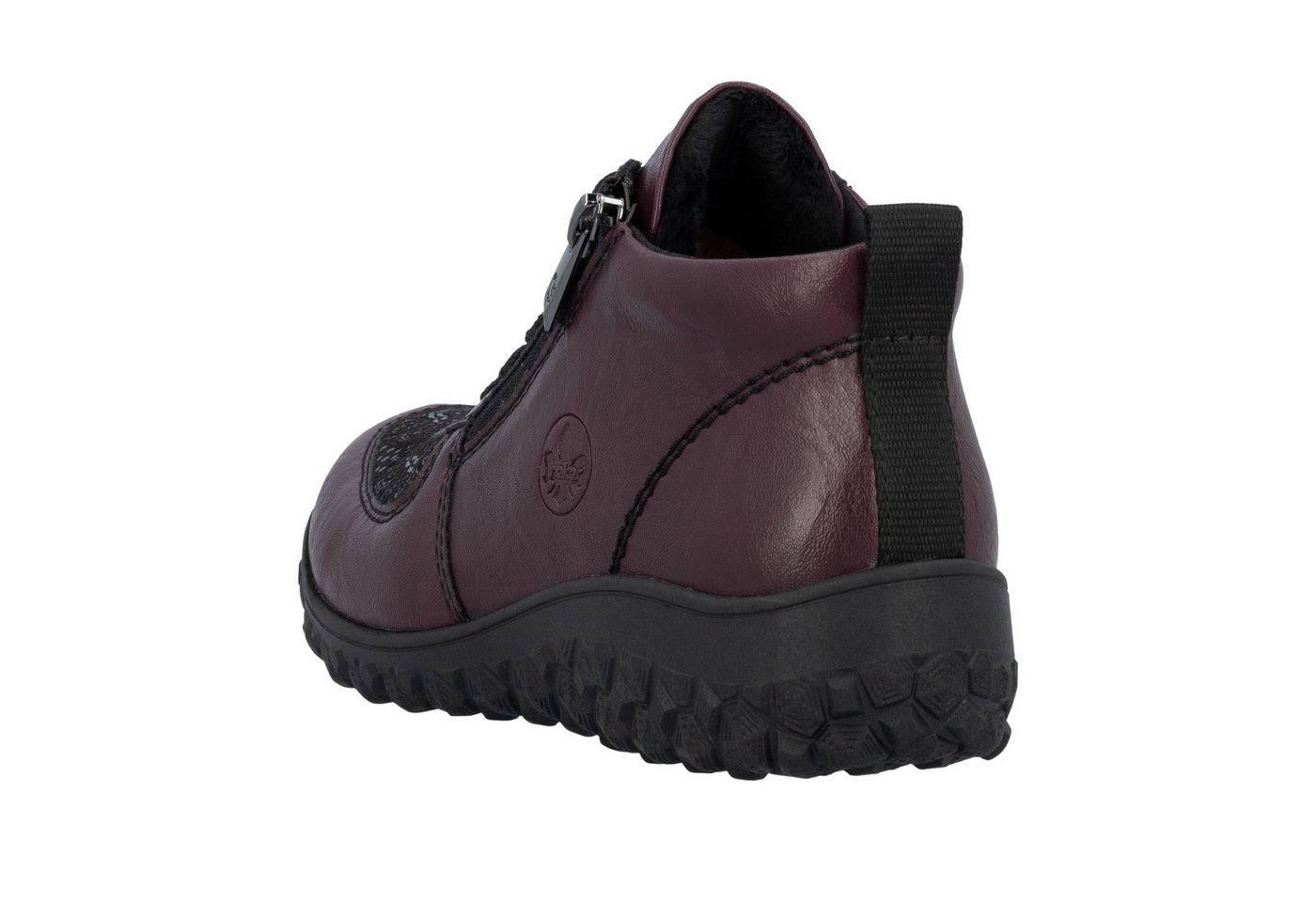 Rieker Sneakerboots High Top Sneaker, Schnürboots, Stiefelette mit floralem Muster – Bild 4 von 5