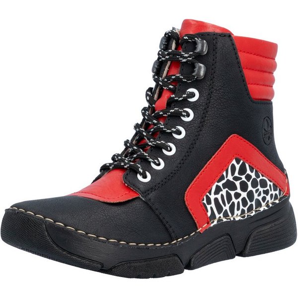 Rieker Sneakerboots Schnürboots, Schnürstiefelette mit zusätzlichem Innenreißverschluss