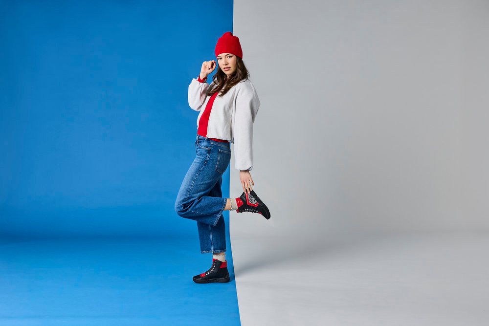 Rieker Sneakerboots Schnürboots, Schnürstiefelette mit zusätzlichem Innenreißverschluss – Bild 2 von 5