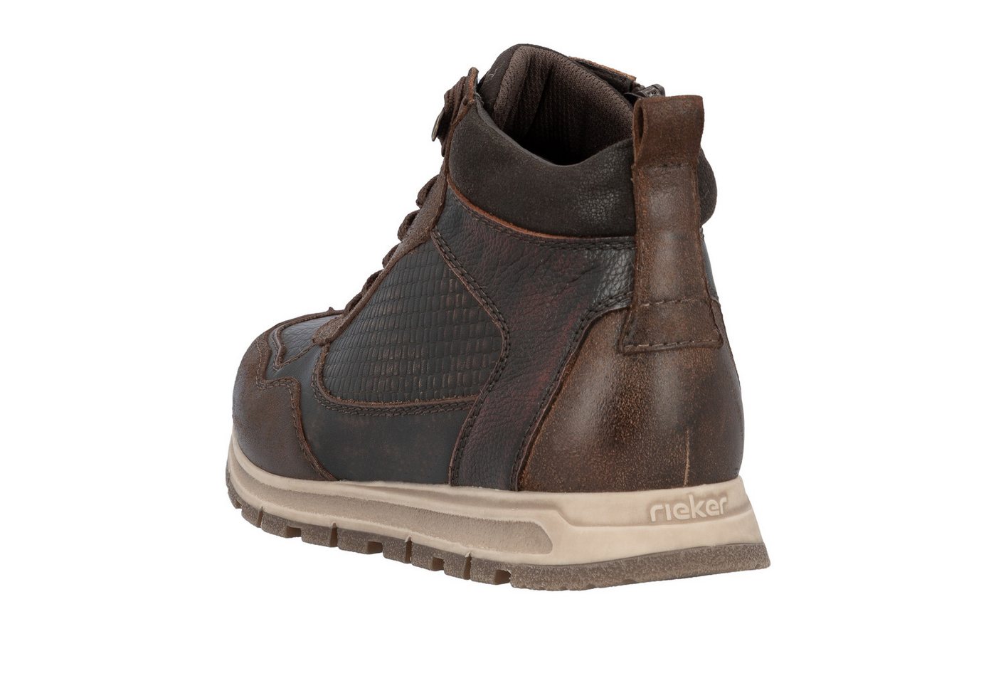 Rieker Sneakerboots Schnürboots, High Top Sneaker, Schnürschuh mit Innenreißverschluss – Bild 2 von 5
