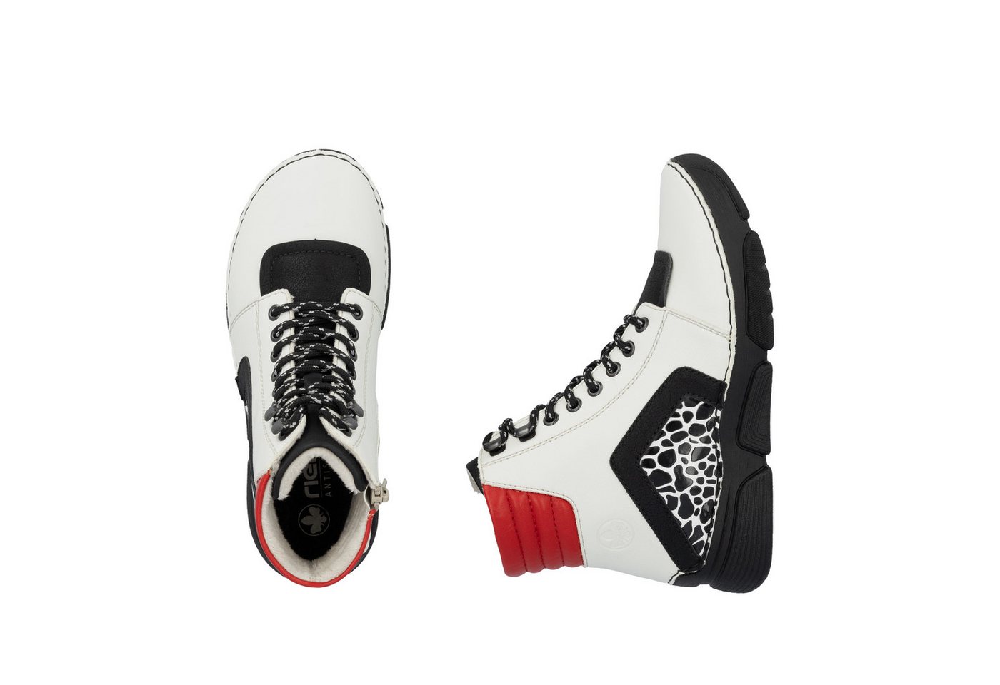 Rieker Sneakerboots Schnürboots, Schnürstiefelette mit zusätzlichem Innenreißverschluss – Bild 5 von 5