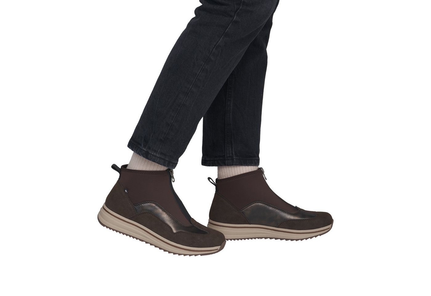 Rieker Sneakerboots Stiefelette, High-Top Sneaker mit Reißverschluss vorne – Bild 3 von 5
