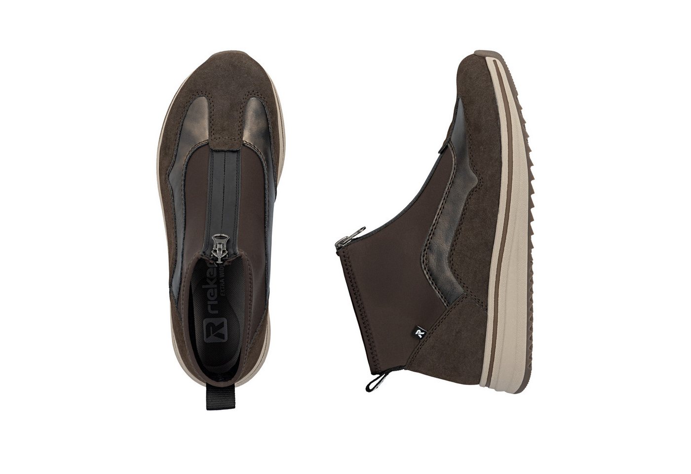 Rieker Sneakerboots Stiefelette, High-Top Sneaker mit Reißverschluss vorne – Bild 4 von 5