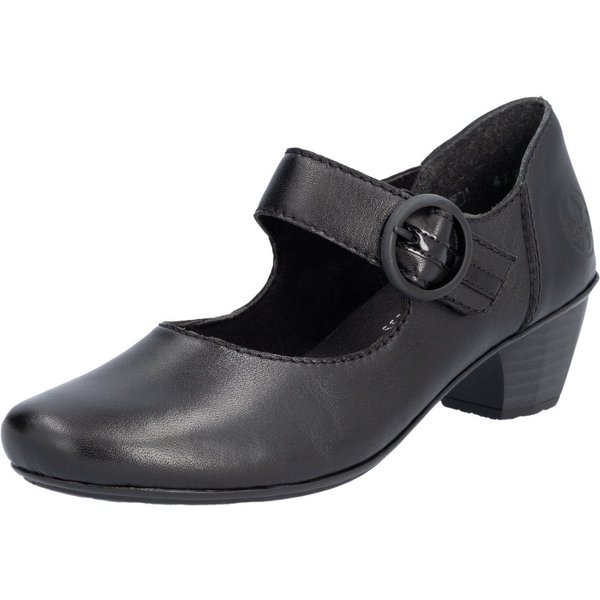 Rieker Spangenpumps, Festtagsschuh, Pumps, Trichterabsatz, mit Klettriemchen