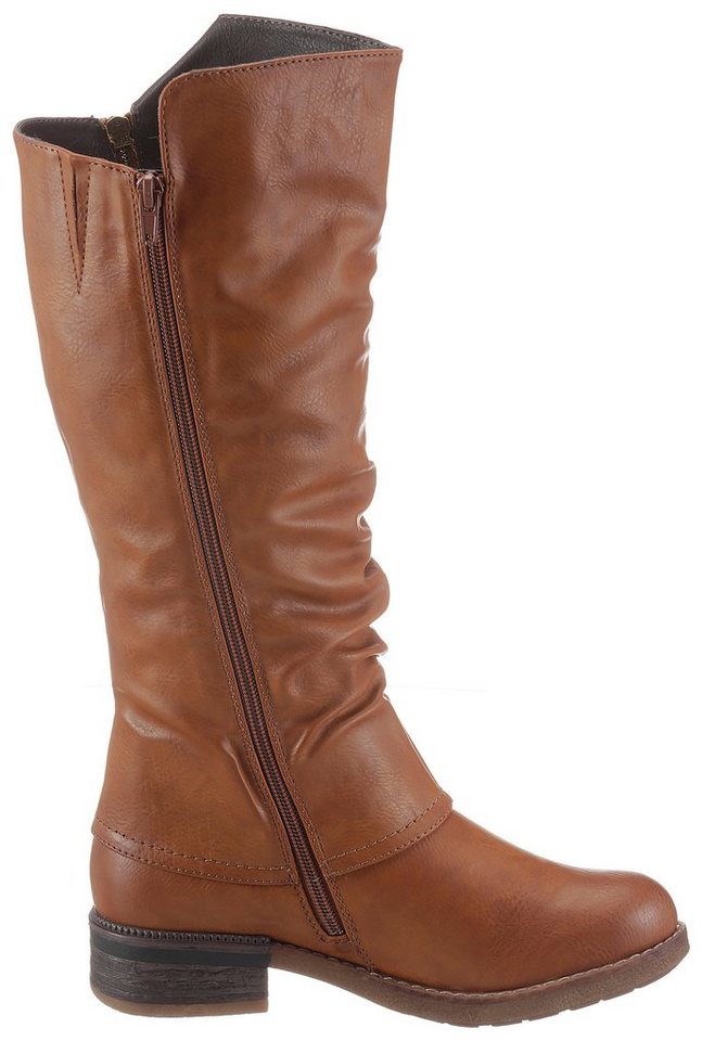 Rieker Stiefel, Winterstiefel, Blockabsatz, mit Tex Membran, Varioschaft – Bild 2 von 5
