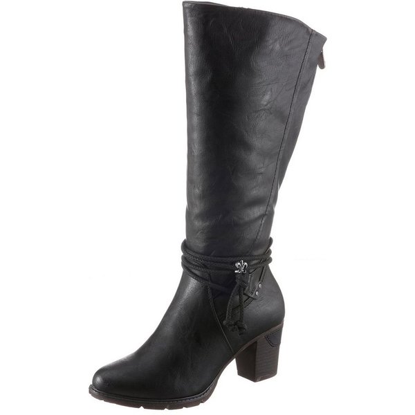 Rieker Stiefel Langschaftstiefel, mit Zierbänder, XL-Schaft
