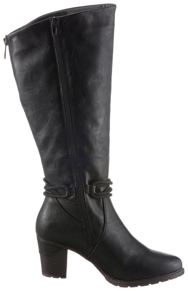 Rieker Stiefel Langschaftstiefel, mit Zierbänder, XL-Schaft – Bild 5 von 5