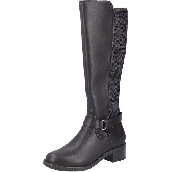 Rieker Stiefel Langschaftstiefel mit Stretch und Innenreißverschluss