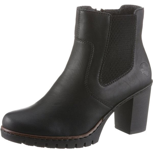 Rieker Stiefelette, Boots, Chelsea-Stiefelette, Blockabsatz, in elegantem Look