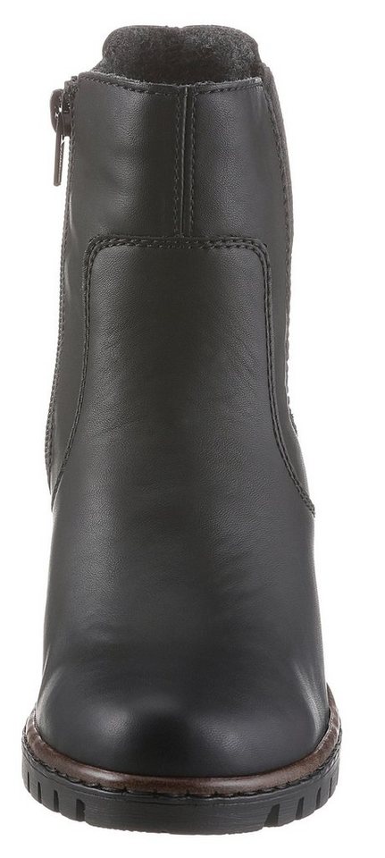 Rieker Stiefelette, Boots, Chelsea-Stiefelette, Blockabsatz, in elegantem Look – Bild 4 von 5
