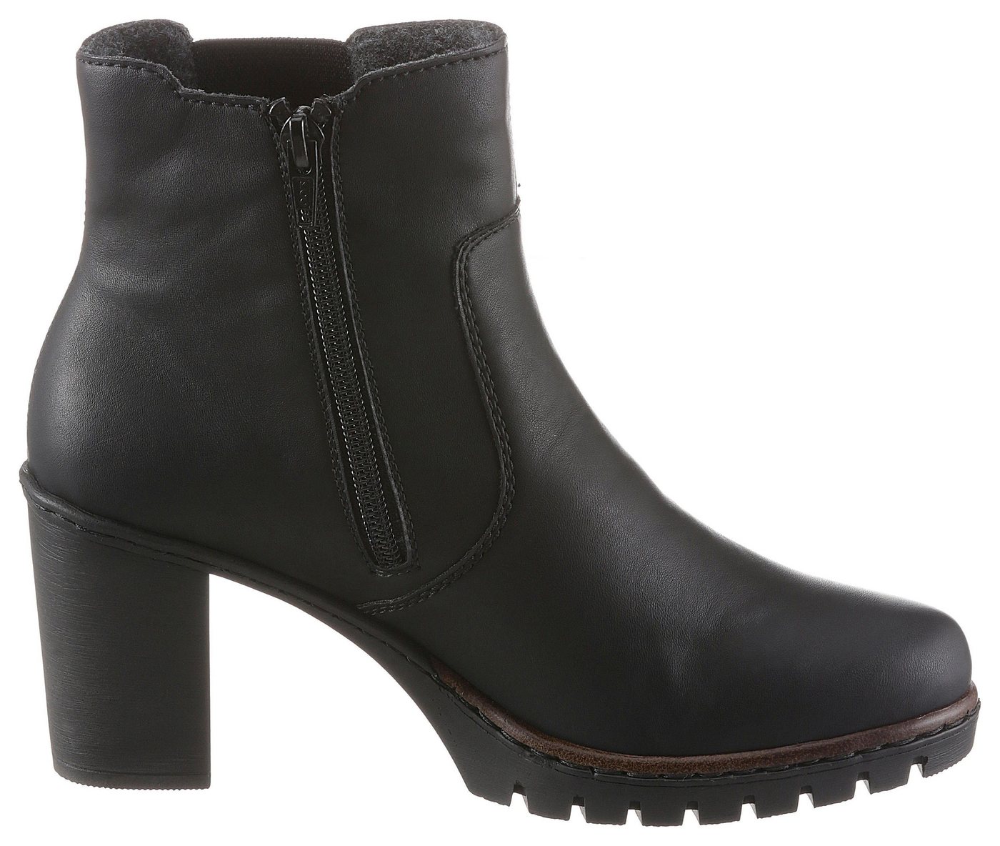 Rieker Stiefelette, Boots, Chelsea-Stiefelette, Blockabsatz, in elegantem Look – Bild 5 von 5